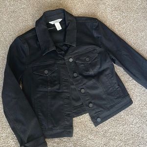WH|BM Black Denim Jacket